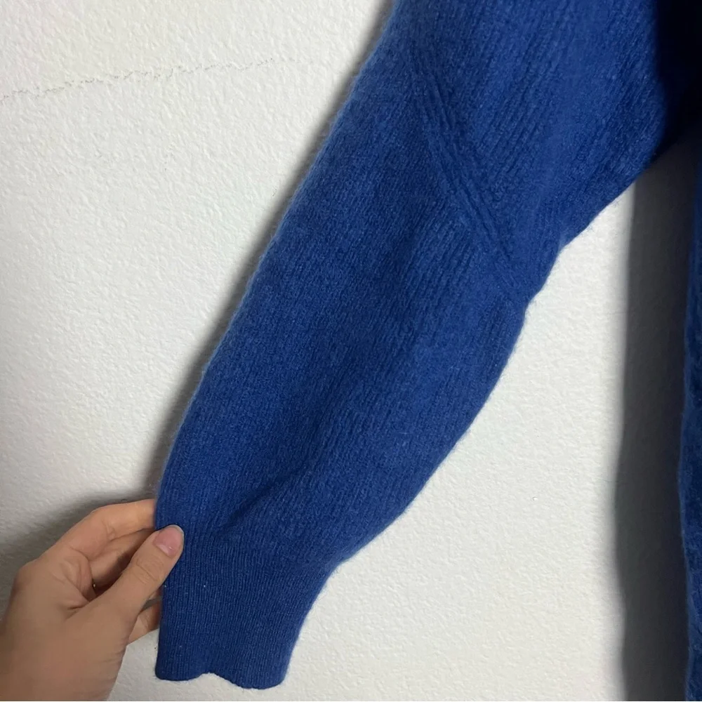 Rag & Bone Leyla Blue V Neck Cashmere Sweater Size Small - Picture 4 of 4